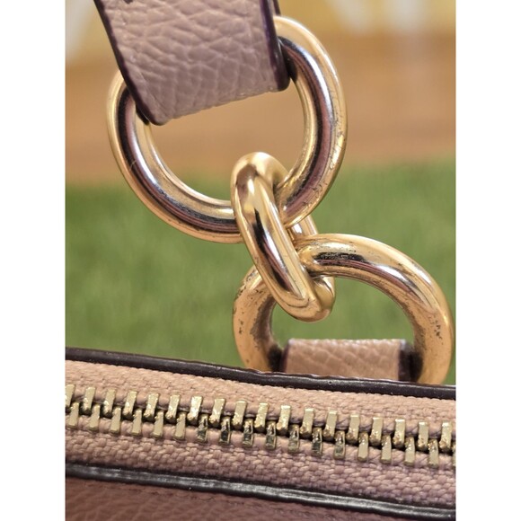 Coach F25395 Mini Brooke Carryall Satchel Crossgrain Leather Blush Pink - Picture 10 of 17